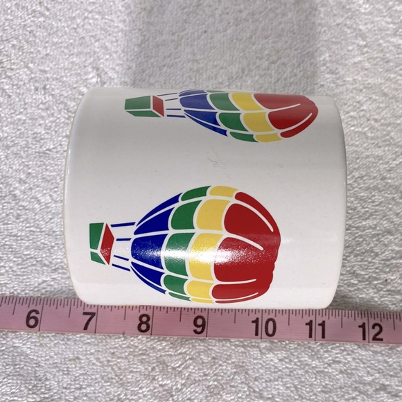 Vintage FTD Especially For You Rainbow Hot Air Balloon Ceramic Collectible Mug - Picture 2 of 9